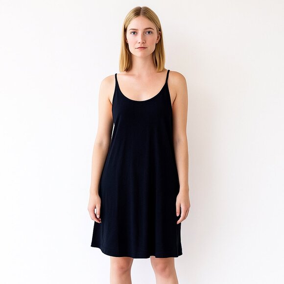 Lou & Grey Dresses & Skirts - 2/$30 Lou & Grey Scoop Neck Slip Dress Black XS #1539